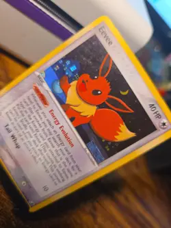 1x Mp+ HpPokemon Eevee EX Stamped Reverse Holo Card 55/115 Unseen Forces - Image 4