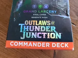 New Magic The Gathering "Grand Larceny" Outlaws Of Thunder Junction Commander... - Image 3