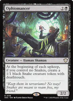 Ophiomancer R Commander: Secrets of Strixhaven 118 NM - Image 1