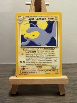 Light Lanturn 23/105 Rare Neo Destiny Set Pokemon Card WOTC Rare - Image 1