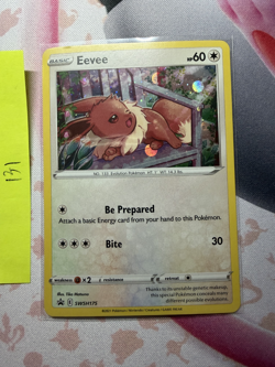 Pokemon TCG Eevee SWSH 175 Promo Holo NM - Image 1