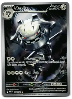 Steelix 150/132 - 🌊 Mega Evolution Illustration Rare Pokemon TCG 🖤 - NM - Image 1
