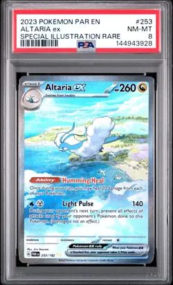 Altaria EX 253/182 Special Illustration Rare Pokemon PSA 8 *928 - Image 1