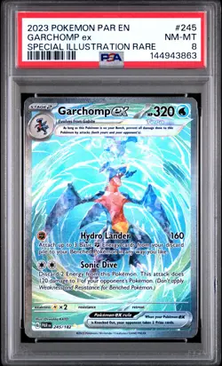 Garchomp EX 245/182 Special Illustration Rare Pokemon PSA 8 *863 - Image 1