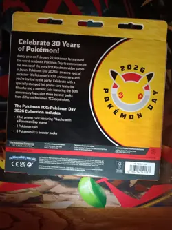 Pokemon TCG: Pokemon Day 2026 Collection New Sealed - Image 2