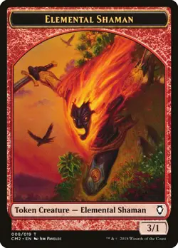 8x Elemental Shaman Token - NM/LP - Commander Anthology Volume II mtg - Image 1