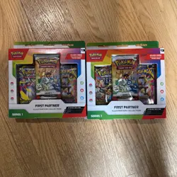 Pokemon TCG First Partner Illustration Collection Series 1. 2 Brand New Boxes!! - Image 1