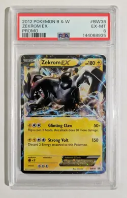 Pokemon Zekrom EX BW38 Black & White Promo Holo Basic HP180 2012 PSA 6 - Image 1