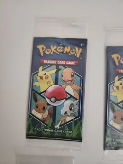 (6x) Pokemon 2019 General Mills Promo Booster Pks Wt Chance Bulbasaur Holo in. - Image 2