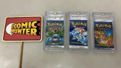 POKEMON Base Set Booster 3 X Pack ART SET Unlimited Brand New WOTC 1 HEAVYU PACK - Image 1