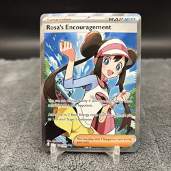 Pokemon TCG Rosa's Encouragement 114/088 Perfect Order Ultra Rare Full Art - Image 1