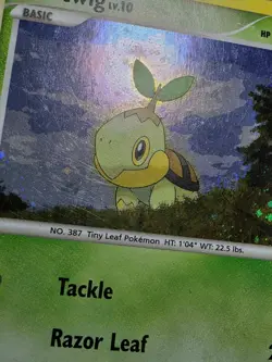 HP SWIRL Turtwig (Cosmos Holofoil) 103/130 League & Championship Pokemon - Image 5