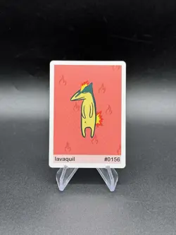 Quilava - Lavaquil #156 Pookiemoot Series 2 Custom Fan Art Pokemon - Image 1