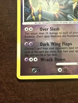 Giratina 10/127 Reverse Holo Rare LP Pokemon TCG Platinum - Image 5