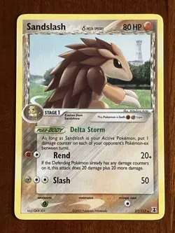 Sandslash 27/113 Non Holo EX Delta Species Pokemon TCG - Image 1
