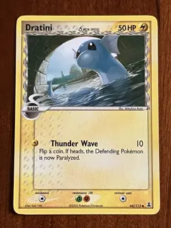 Dratini 66/113 Non Holo EX Delta Species Pokemon TCG - Image 1