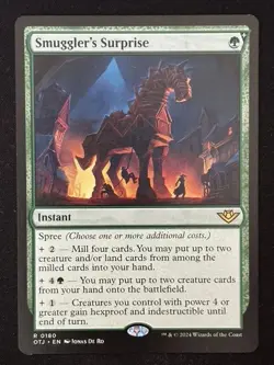 1x MTG Smuggler's Surprise - Outlaws of Thunder Junction (OTJ) #180 - Magic - Image 1