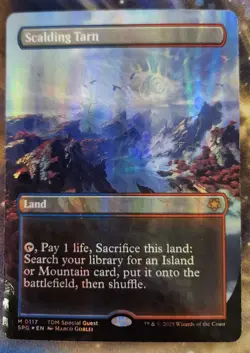 Scalding Tarn Borderless Dragonscale Foil MTG Special Guests - Image 1