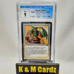 MTG - Scourge - Dragon Scales - Graded - CGC 9 - Vintage - Image 1