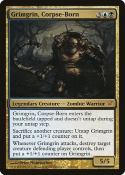 MTG ~ Grimgrin, Corpse-Born ~ Innistrad ~ Blue Black ~ NM - Image 1