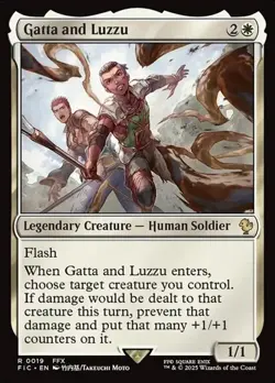 1x Gatta and Luzzu NM Eng MTG - Commander Final Fantasy - Image 1