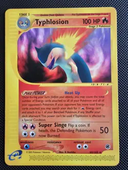 Typhlosion 65/165 Pokemon TCG Expedition RARE NM - Image 1