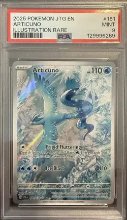 Articuno #161/159 - 2025 Pokemon SV JTG Journey Together EN - PSA 9 - Image 1