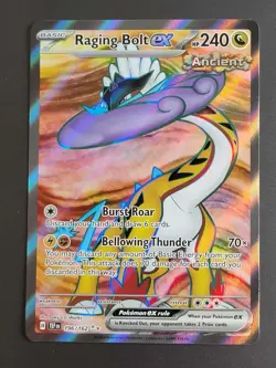 Raging Bolt ex 196/162 - Temporal Forces Pokemon Card - NM - Image 1