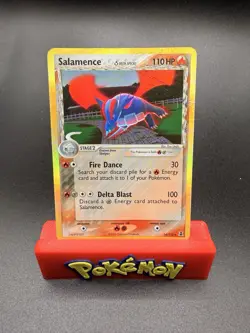 Pokemon Salamence Reverse Holo EX Delta Species 14/113 HP/DMG - Image 1