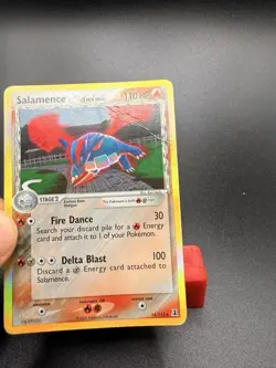 Pokemon Salamence Reverse Holo EX Delta Species 14/113 HP/DMG - Image 2