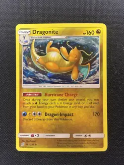 Pokemon TCG Dragonite - 151/236 - Unified Minds Cosmos Holo Promo NM - Image 1