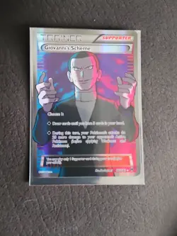 Pokemon TCG Giovanni's Scheme Breakthrough 162/162 Holo Full Art - Image 1