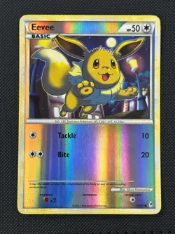 Eevee 56/95 Common Call of Legends Pokemon Reverse Holo Lightly Played - Image 1