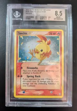 Pokemon: Torchic Gold Star #108 Team Rocket Returns | BGS 8.5 - Image 1