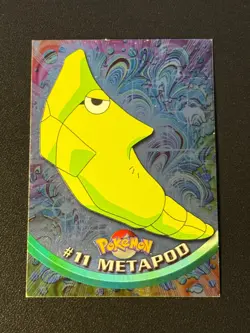 Metapod 11 Series 1 Pokemon Topps Silver Holo Foil - Image 1