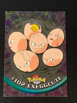 Exeggcute 102 Holo Pokemon Topps - Image 1