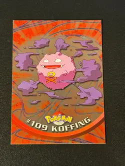 Koffing 109 Holo Pokemon Topps - Image 1