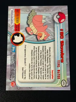 Slowbro 80 Pokemon Topps Holo - Image 2