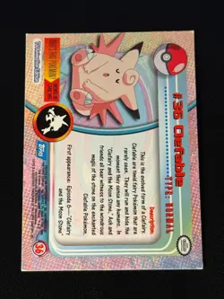 Clefable 36 Pokemon Topps Holo - Image 2