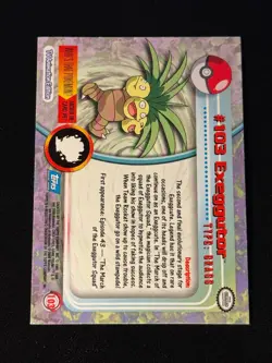 Exeggutor 103 Pokemon Topps Holo - Image 2
