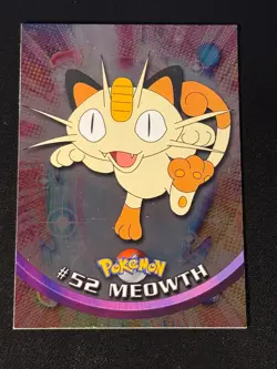 Meowth 52 Pokemon Topps Holo - Image 1