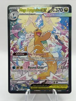 Pokemon - Mega Dragonite ex 290/217 Me: Ascended Heroes SIR NEAR MINT! - Image 1