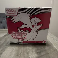 Pokemon Scarlet & Violet White Flare Elite Trainer Box TCG 2024 Reshiram Keldeo - Image 1