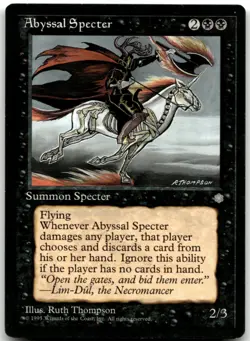MTG Abyssal Specter U Ice Age LP - Image 1
