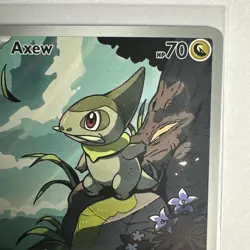 Axew 145/086 Illustration Rare NM Black Bolt Pokemon TCG New - Image 4