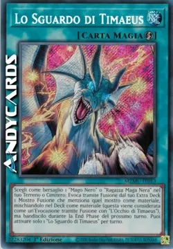 LO SGUARDO DI TIMAEUS (The Gaze Of Timaeus) Segreta • MZMU IT013 • 1Ed • Yugioh! - Image 1