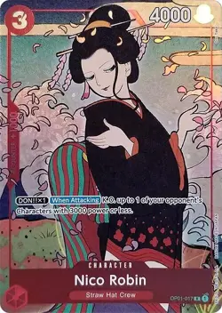 One Piece TCG 1st Anniversary Set - Nico Robin OP01-017 (Foil) - Image 1