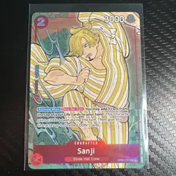 One Piece Sanji OP01-013 English Version 1st Anniversary Set Promo Card - Image 1