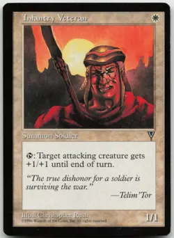 MTG Infantry Veteran C Visions LP - Image 1