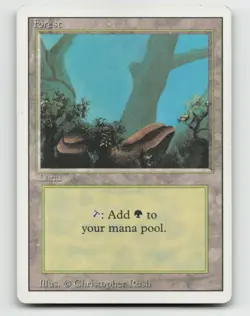MTG Forest (A) L Revised Edition 284 LP - Image 1